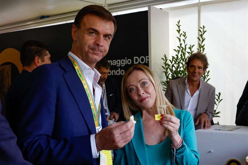 Meloni al Villaggio Coldiretti: “Impegnati nella difesa delle eccellenze italiane, Coldiretti tutela il Made in Italy”