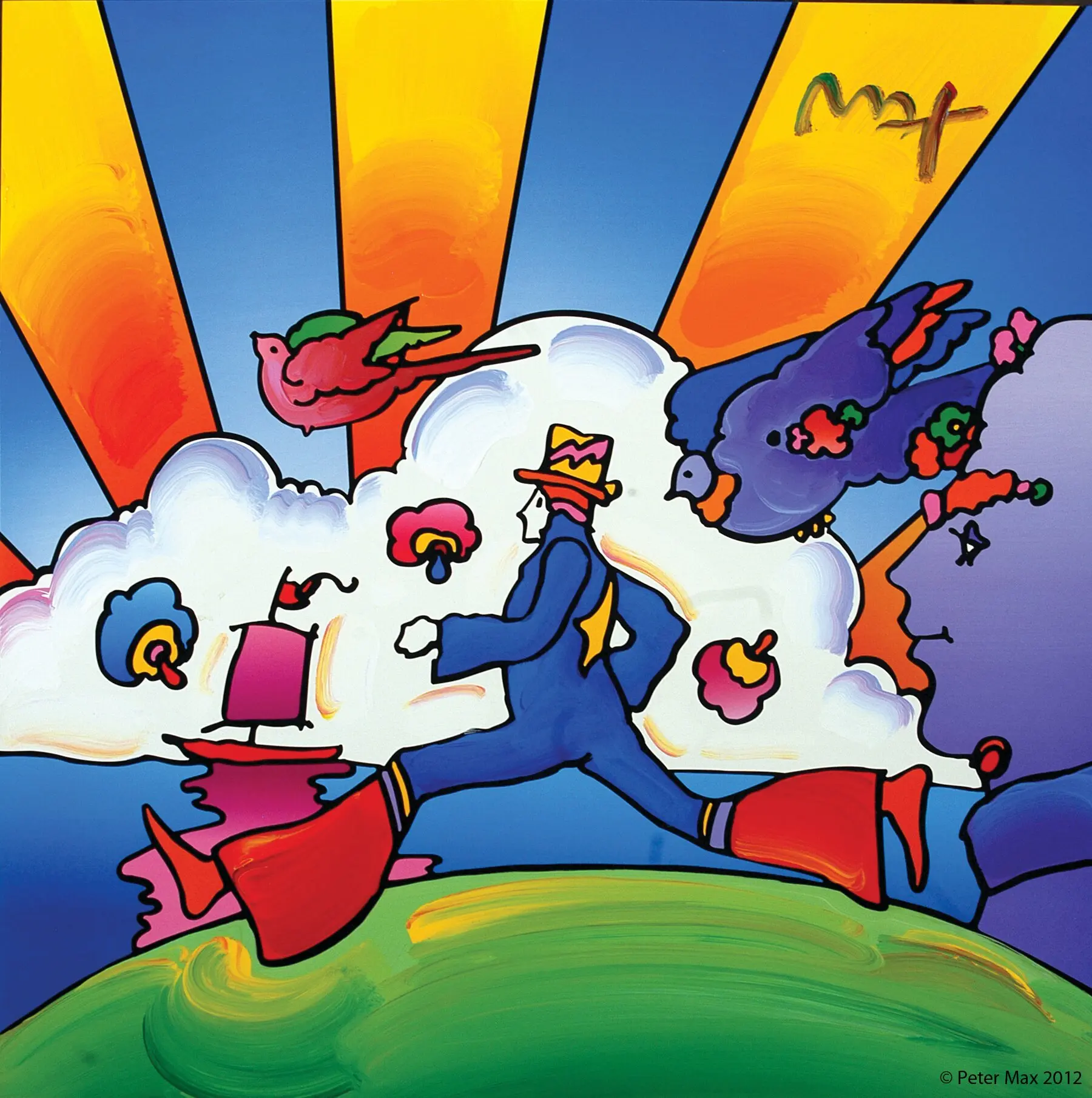 Addio a Peter Max, l’artista che trasformò la psichedelia in un linguaggio pop