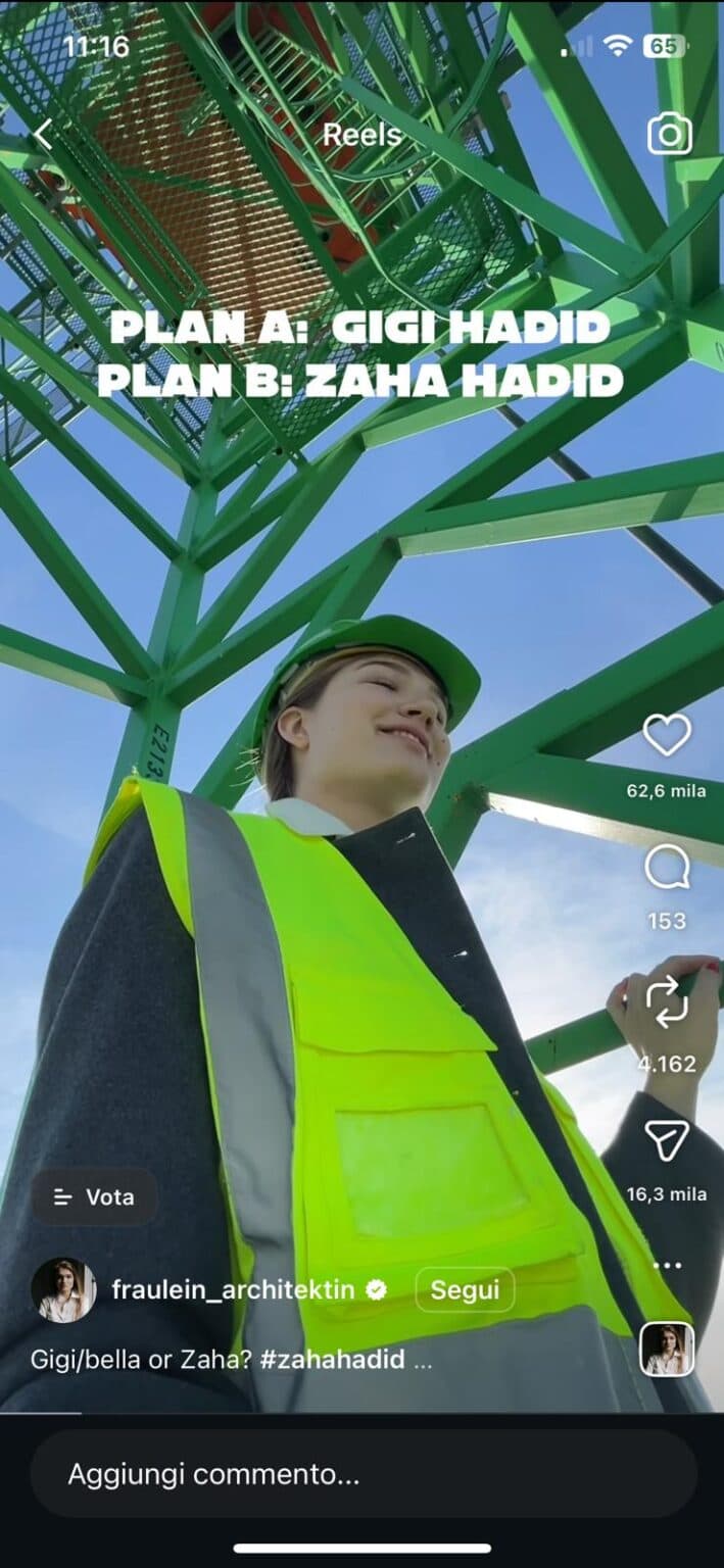 Chi è Fräulein Architektin, la creator che sta conquistando TikTok con il tormentone “I wanna be the next Zaha Hadid”