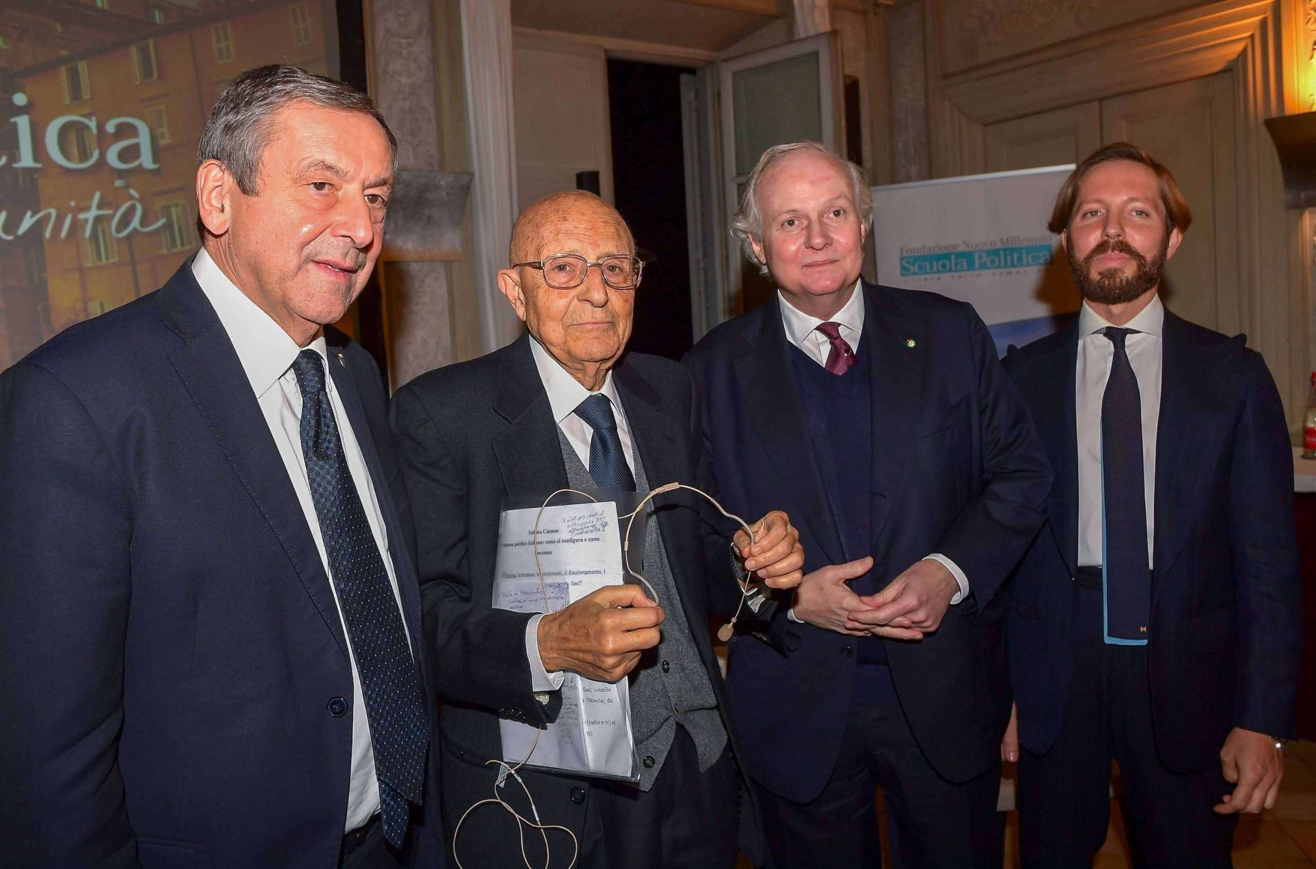 Sabino Cassese, Francesco Profumo e Stefano Lucchini aprono la 4° edizione della Scuola Politica “Vivere nella Comunità”