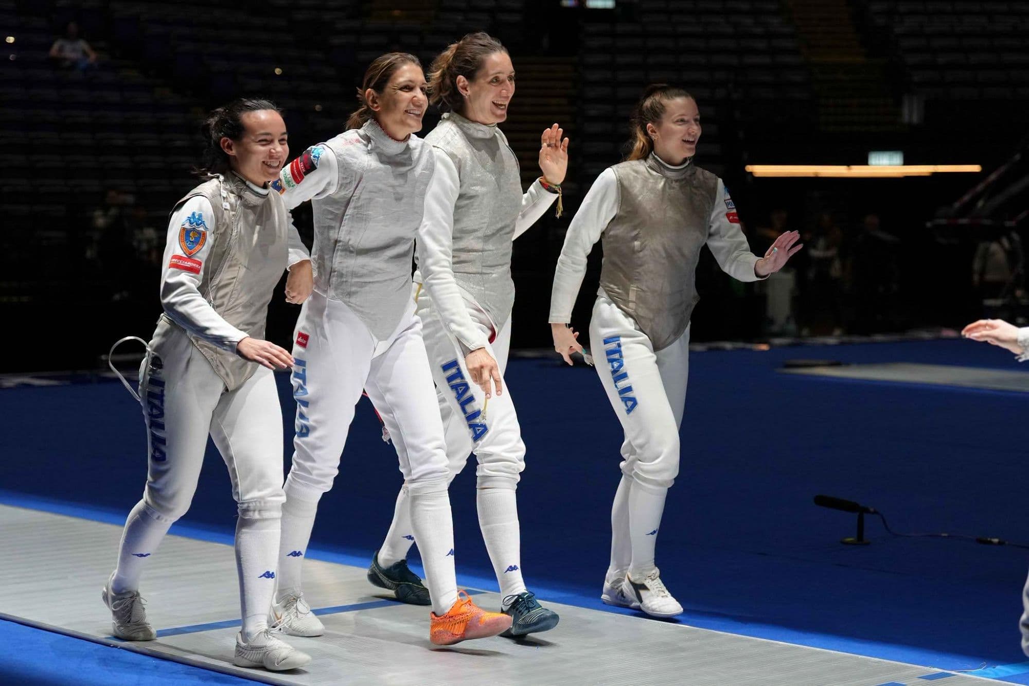 Mondiali di scherma, l'Italia conquista l'oro nel fioretto femminile: Stati Uniti battuti 45-29