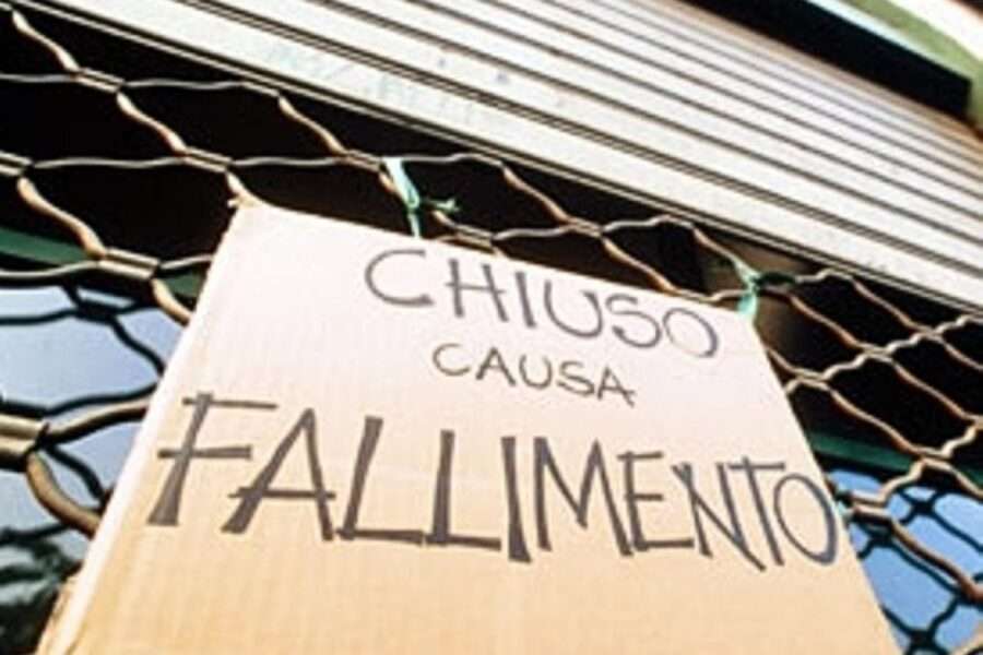 Il  45% delle imprese italiane è a rischio fallimento, l’aggiacchiante quadro istat