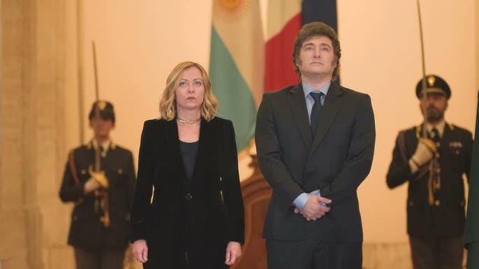 Milei a Roma spinge su Meloni per il Mercosur