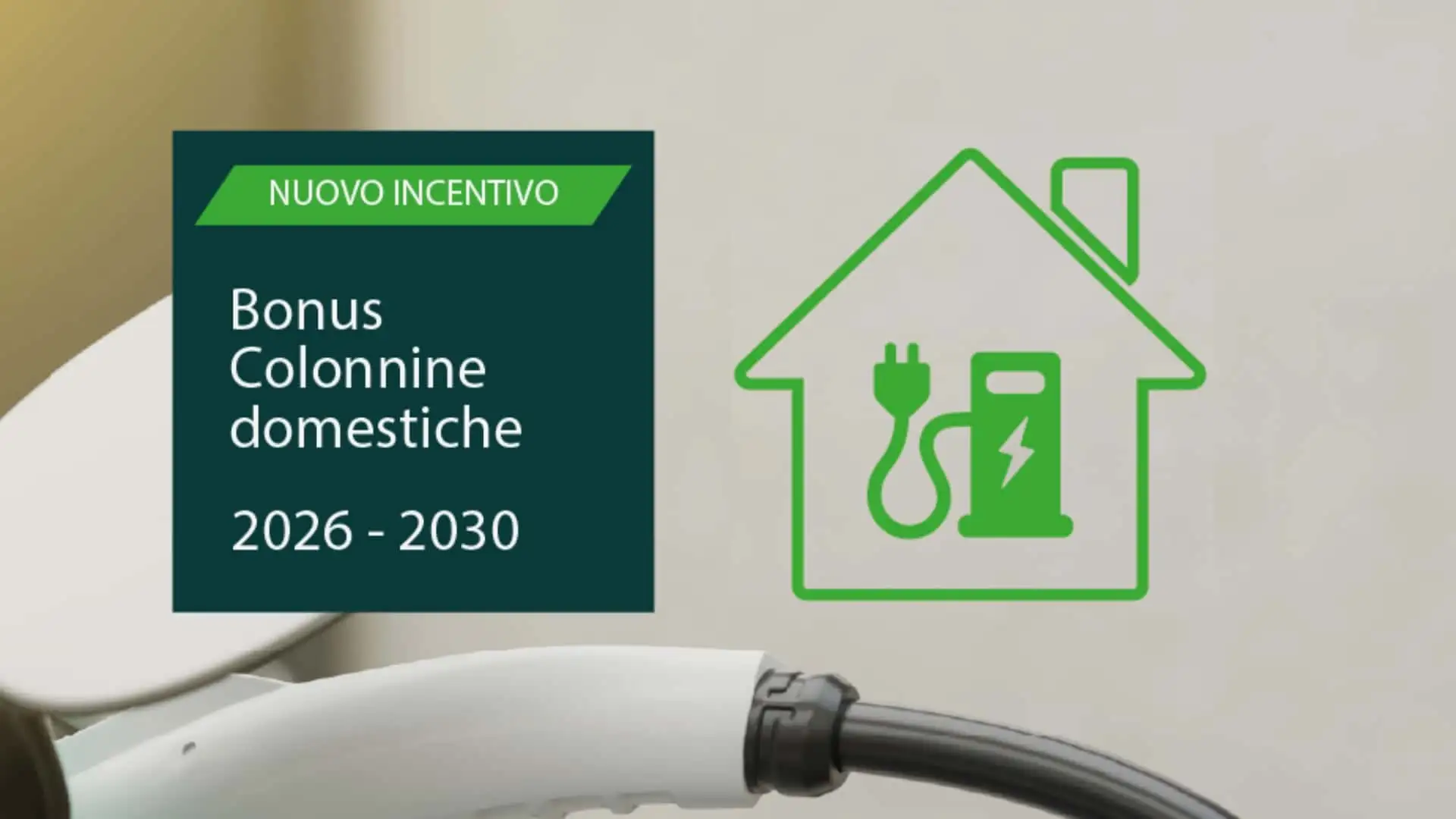 Bonus colonnine 2026, domande al via: fino a 1.500 euro per la ricarica dell’auto elettrica
