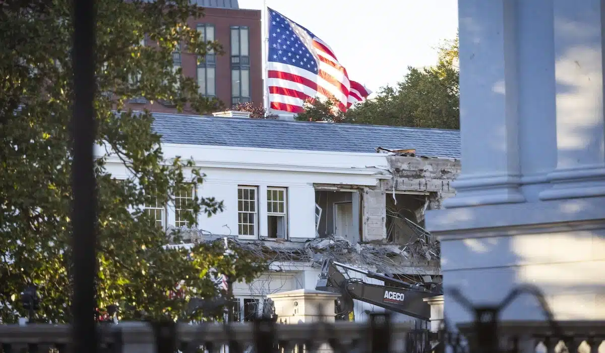 Trump's White House Ballroom Sparks Controversy as East Wing Demolition Begins
