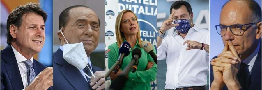 Elezioni 25 settembre: scontri nel centrosinistra, nel centrodestra si cerca di dar vita ad una coalizione forte