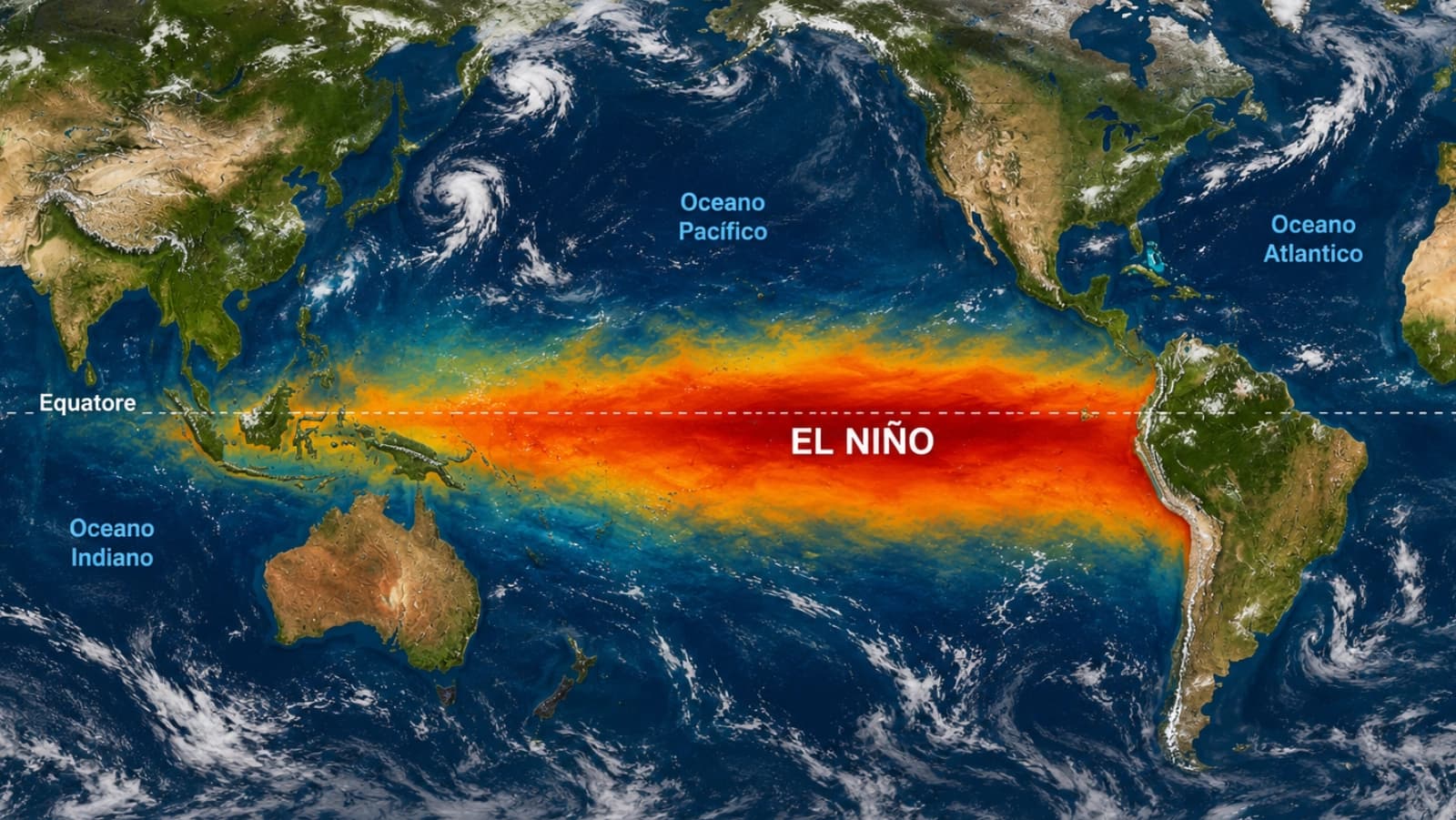 El Niño si intensifica, l’allarme dell’Onu: «Mesi ad alto rischio per il clima globale»