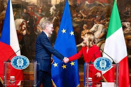 Meloni vede il premier ceco Fiala: focus su agenda europea e internazionale
