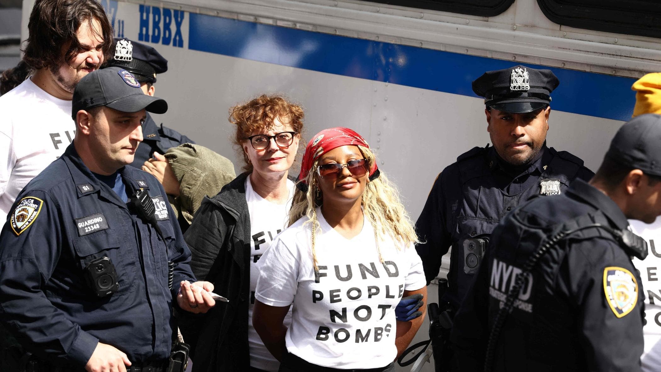 L'attrice Susan Sarandon fermata a New York durante le proteste per Netanyahu all’Onu