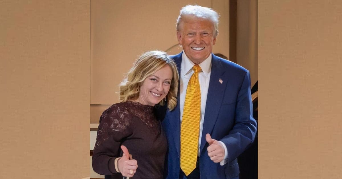 Tra Meloni e Trump pace fatta. Il presidente americano,  mi è sempre piaciuta.