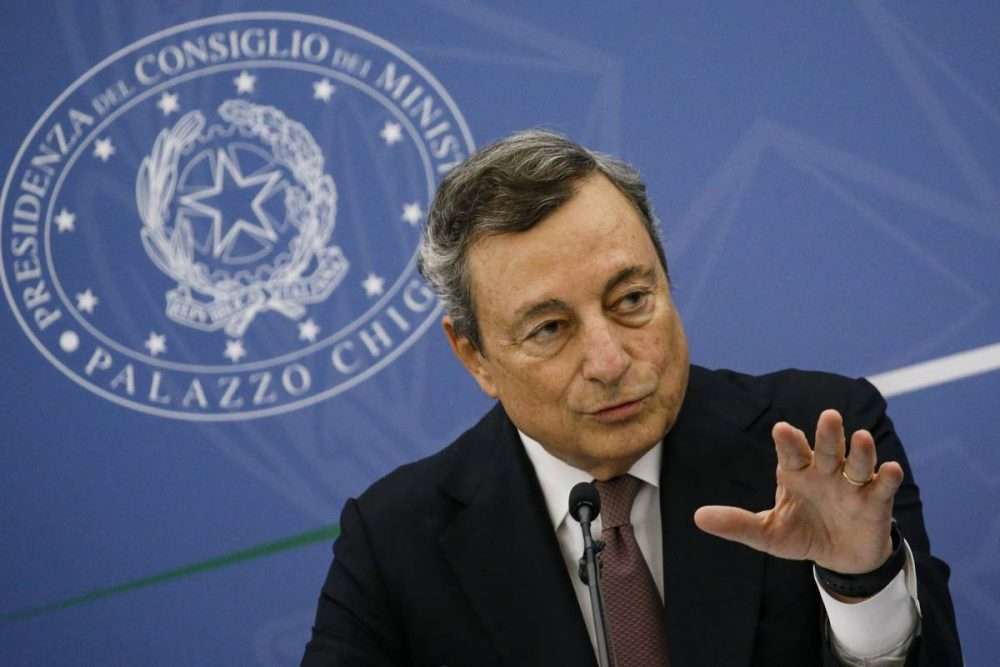 Mario Draghi personaggio italiano dell’anno 2021