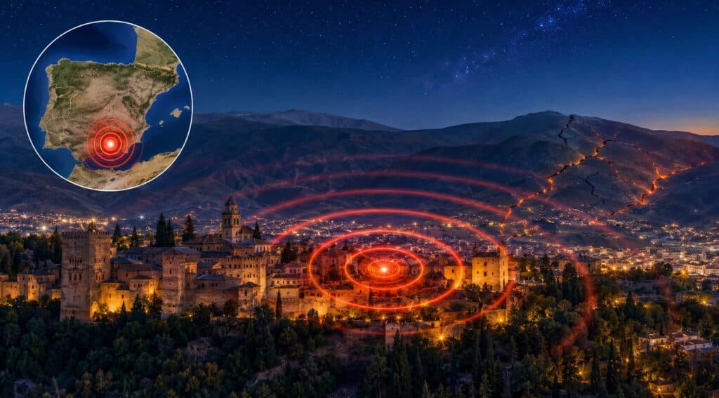 Forte scossa di terremoto a Granada nel sud della Spagna 