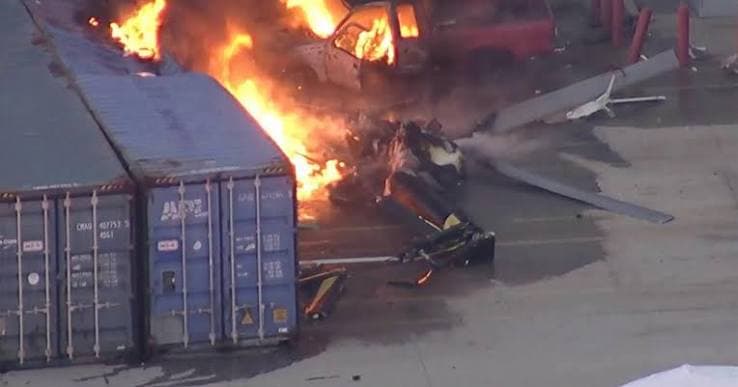Los Angeles, precipita elicottero della Nbc durante le riprese di un incidente: tre morti