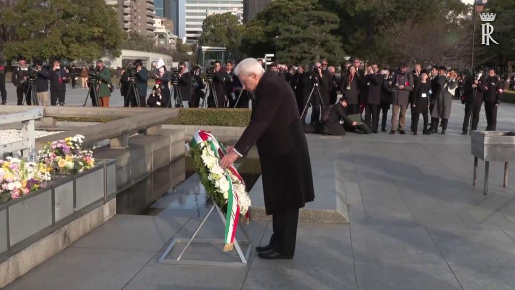 Mattarella a Hiroshima: un monito contro la minaccia nucleare