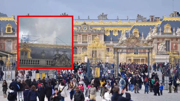 Parigi, incendio alla reggia di Versailles: il rogo è stato rapidamente domato