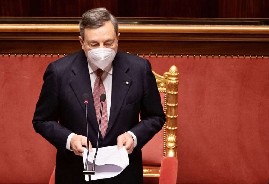Il discorso del premier Mario Draghi al Senato