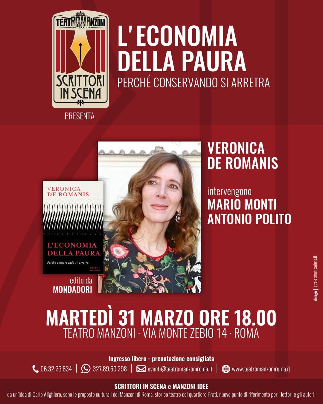 "L’economia della paura": Veronica De Romanis presenta a Roma il suo saggio sull’immobilismo italiano