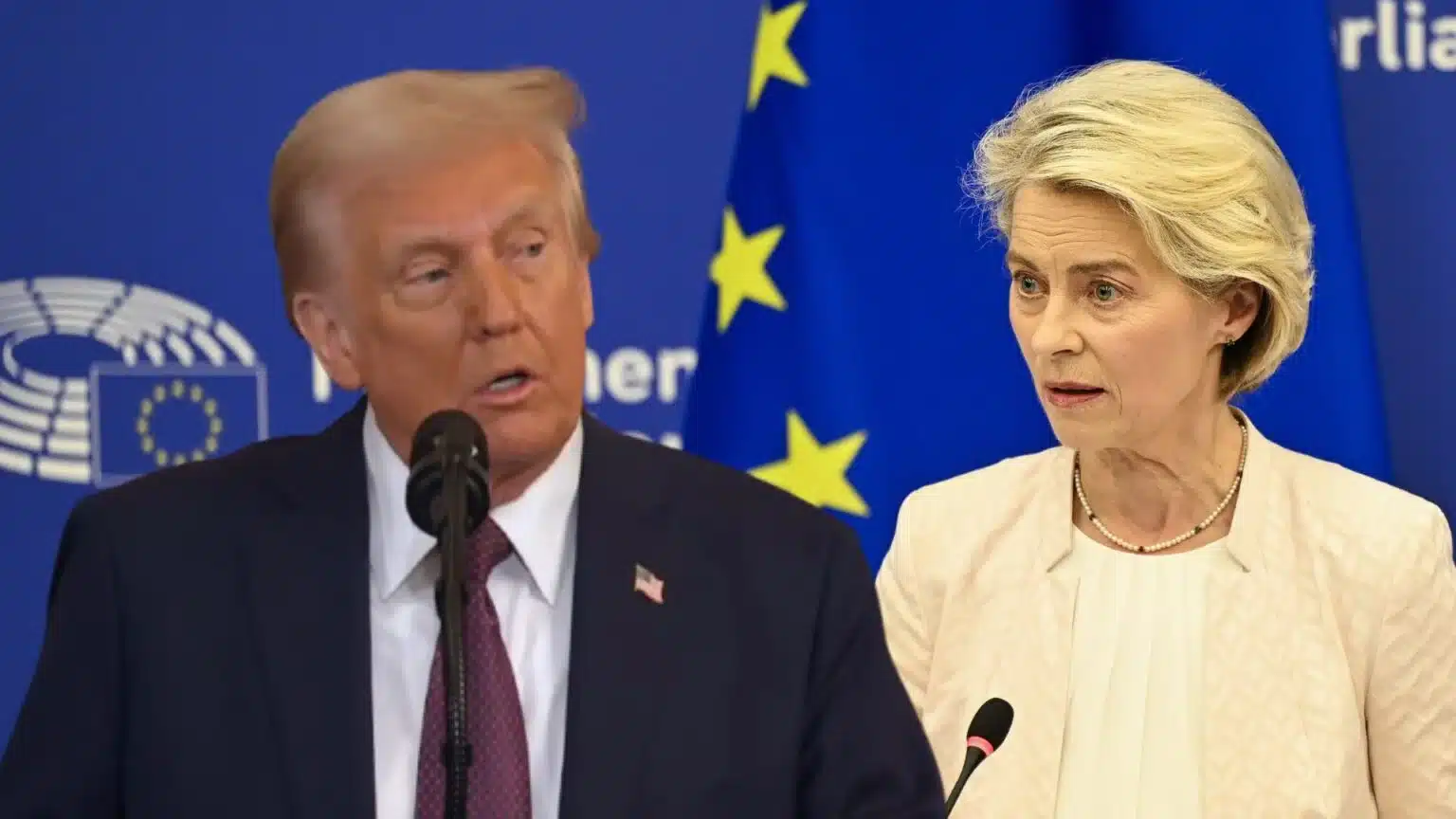 trump von der leyen